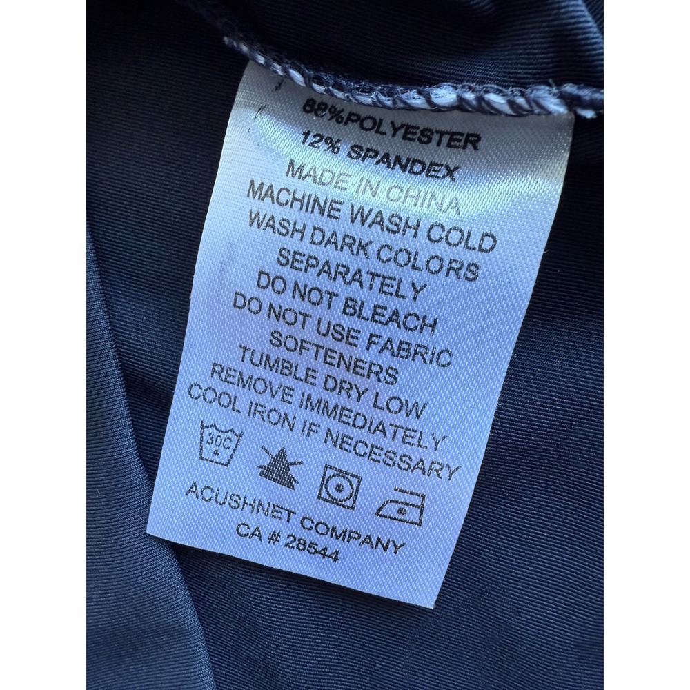 FootJoy Mike Scioscia Golf Polo Shirt Blue Mens XL Sporty Preppy Gorpcore NWT - Picture 11 of 14